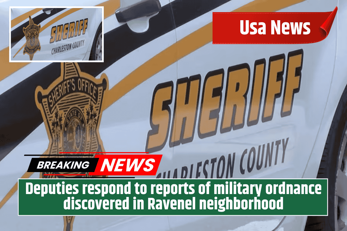 Deputies respond to reports of military ordnance discovered in Ravenel neighborhood