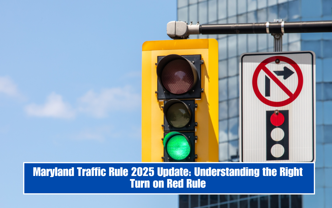 Maryland Traffic Rule 2025 Update: Understanding the Right Turn on Red Rule