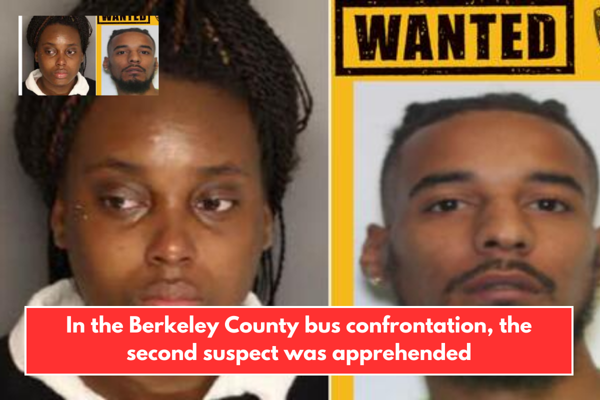 In the Berkeley County bus confrontation, the second suspect was apprehended