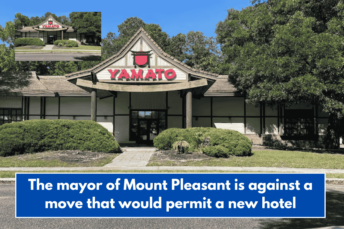 The mayor of Mount Pleasant is against a move that would permit a new hotel