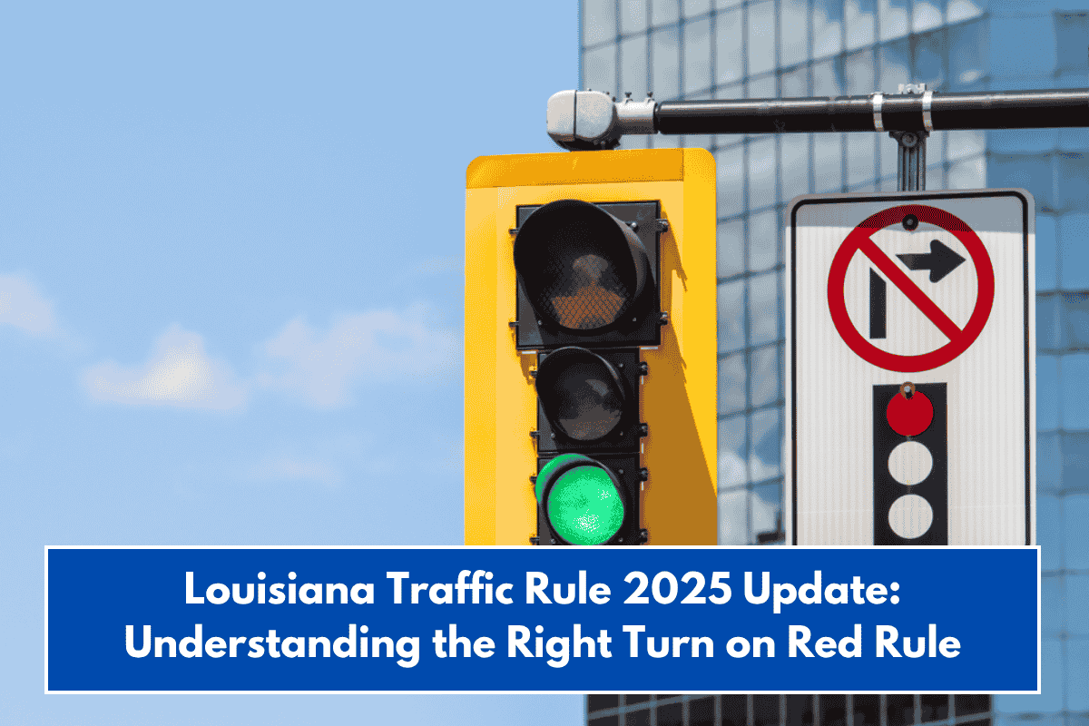 Louisiana Traffic Rule 2025 Update: Understanding the Right Turn on Red Rule