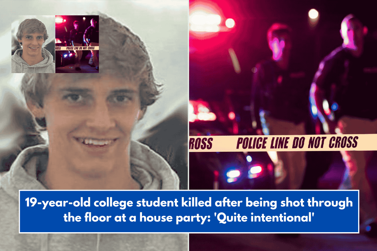 19-year-old college student killed after being shot through the floor at a house party: 'Quite intentional'