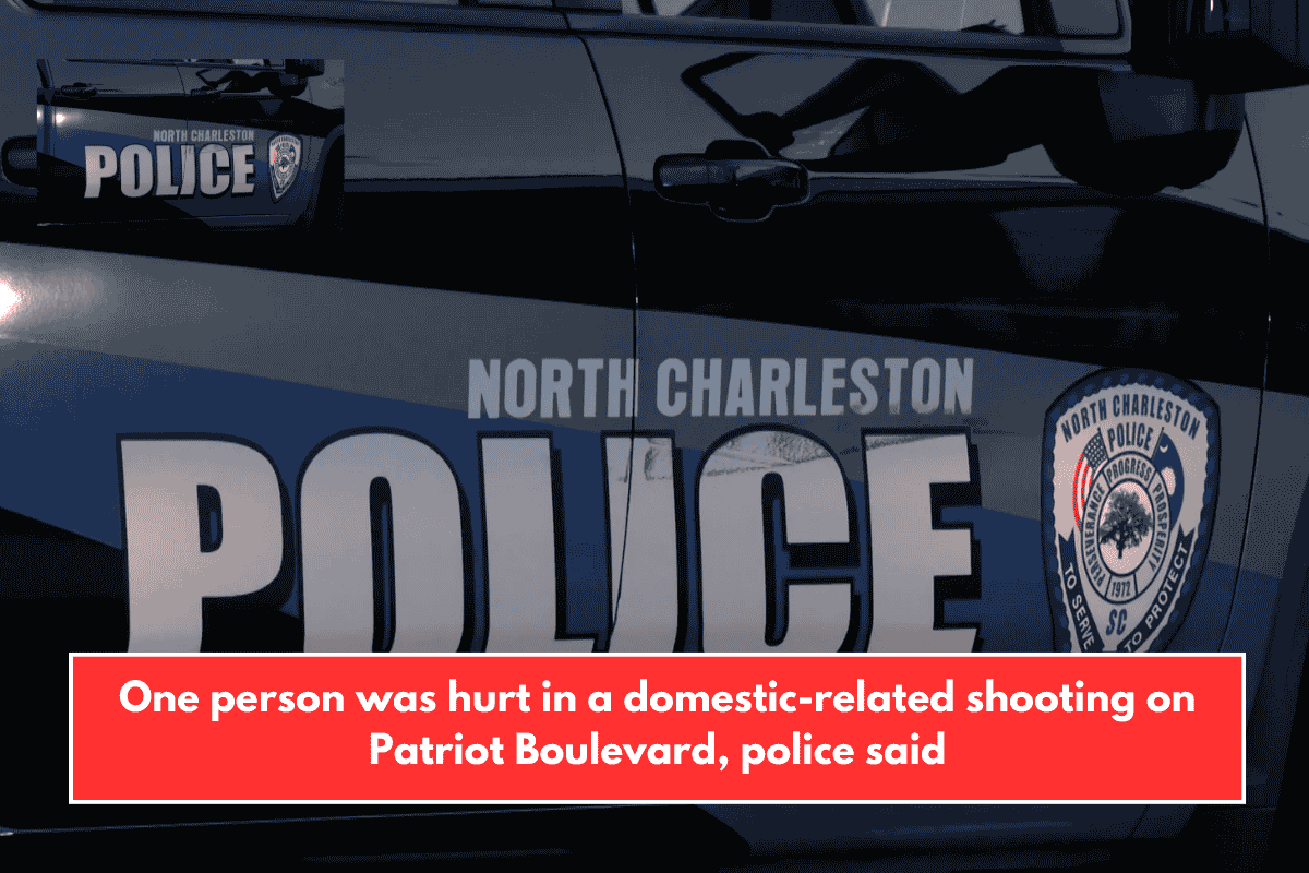 One person was hurt in a domestic-related shooting on Patriot Boulevard, police said