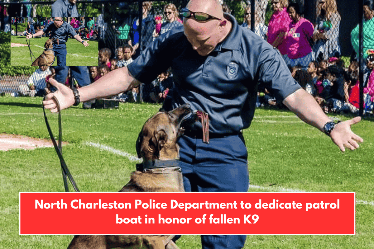 North Charleston Police Department to dedicate patrol boat in honor of fallen K9
