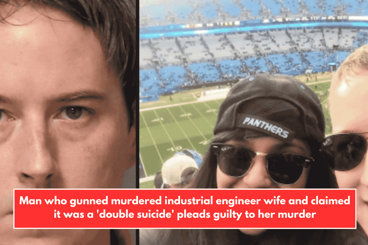 Man who gunned murdered industrial engineer wife and claimed it was a 'double suicide' pleads guilty to her murder