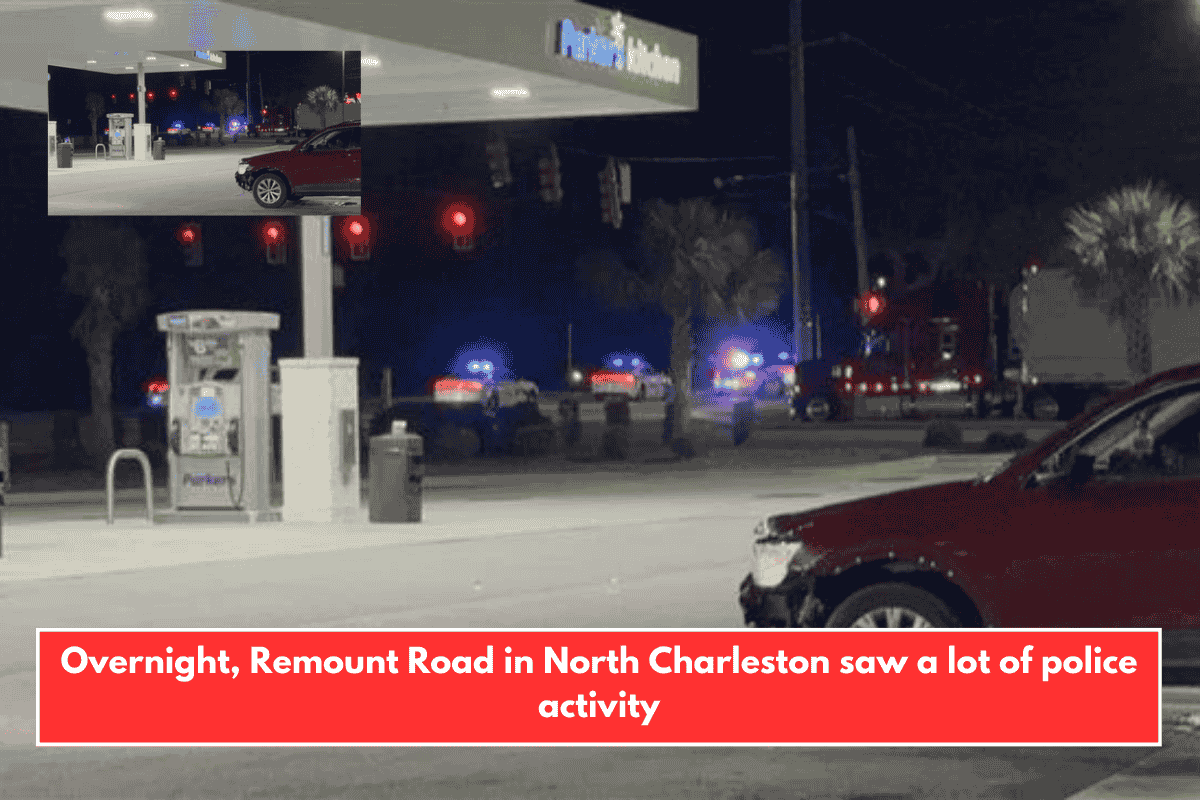 Overnight, Remount Road in North Charleston saw a lot of police activity