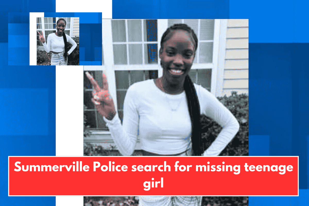 Summerville Police search for missing teenage girl