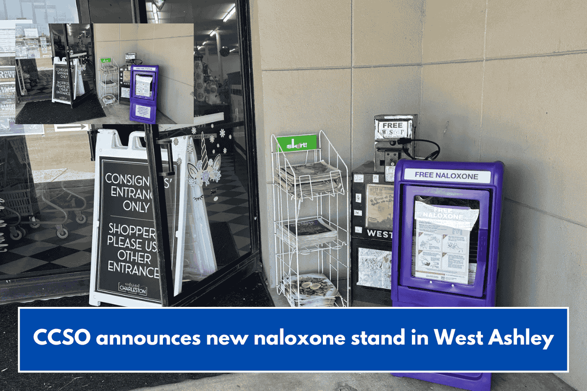 CCSO announces new naloxone stand in West Ashley