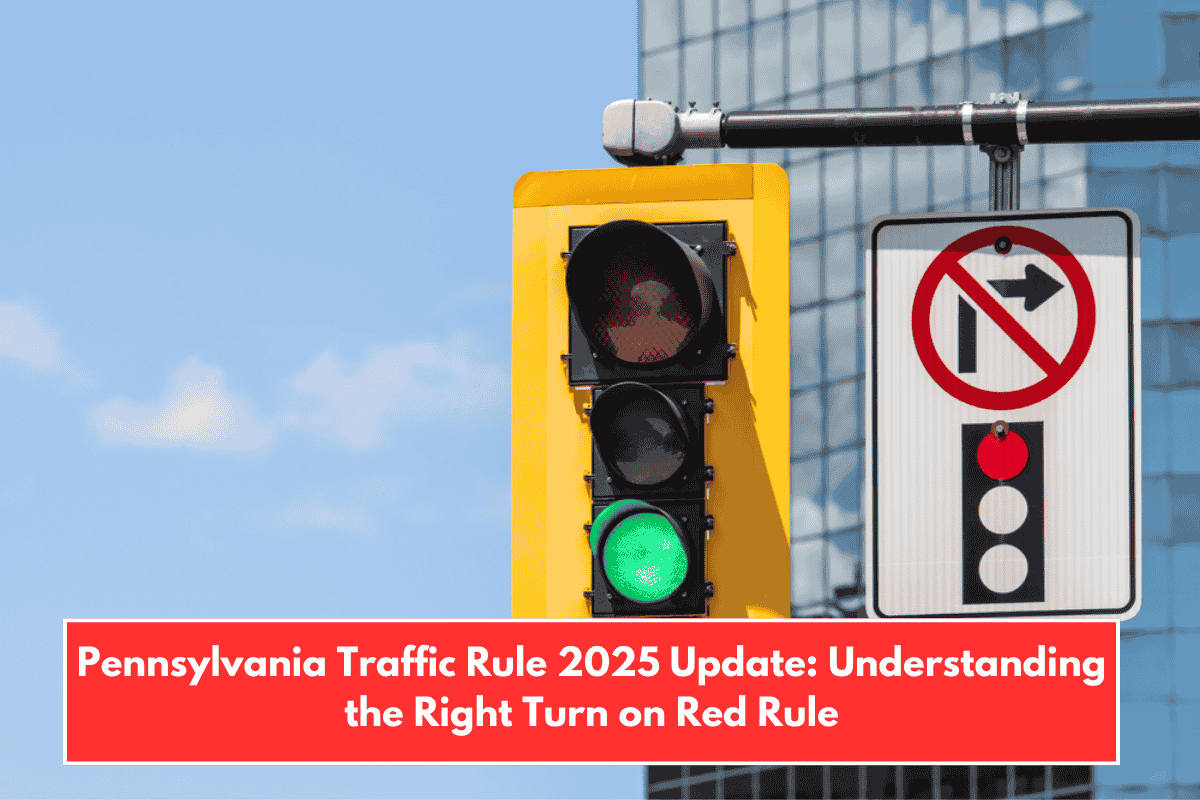 Pennsylvania Traffic Rule 2025 Update: Understanding the Right Turn on Red Rule