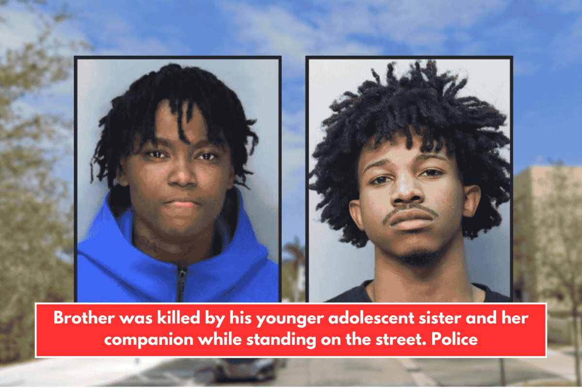 Brother was killed by his younger adolescent sister and her companion while standing on the street. Police