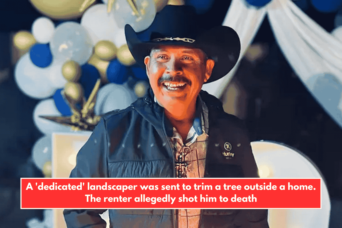 A 'dedicated' landscaper was sent to trim a tree outside a home. The renter allegedly shot him to death