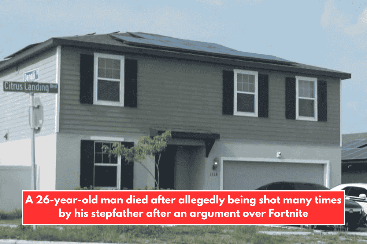A 26-year-old man died after allegedly being shot many times by his stepfather after an argument over Fortnite