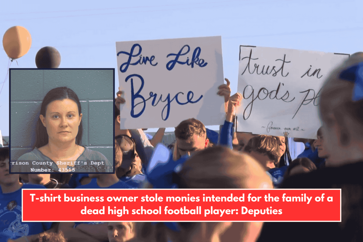 T-shirt business owner stole monies intended for the family of a dead high school football player: Deputies
