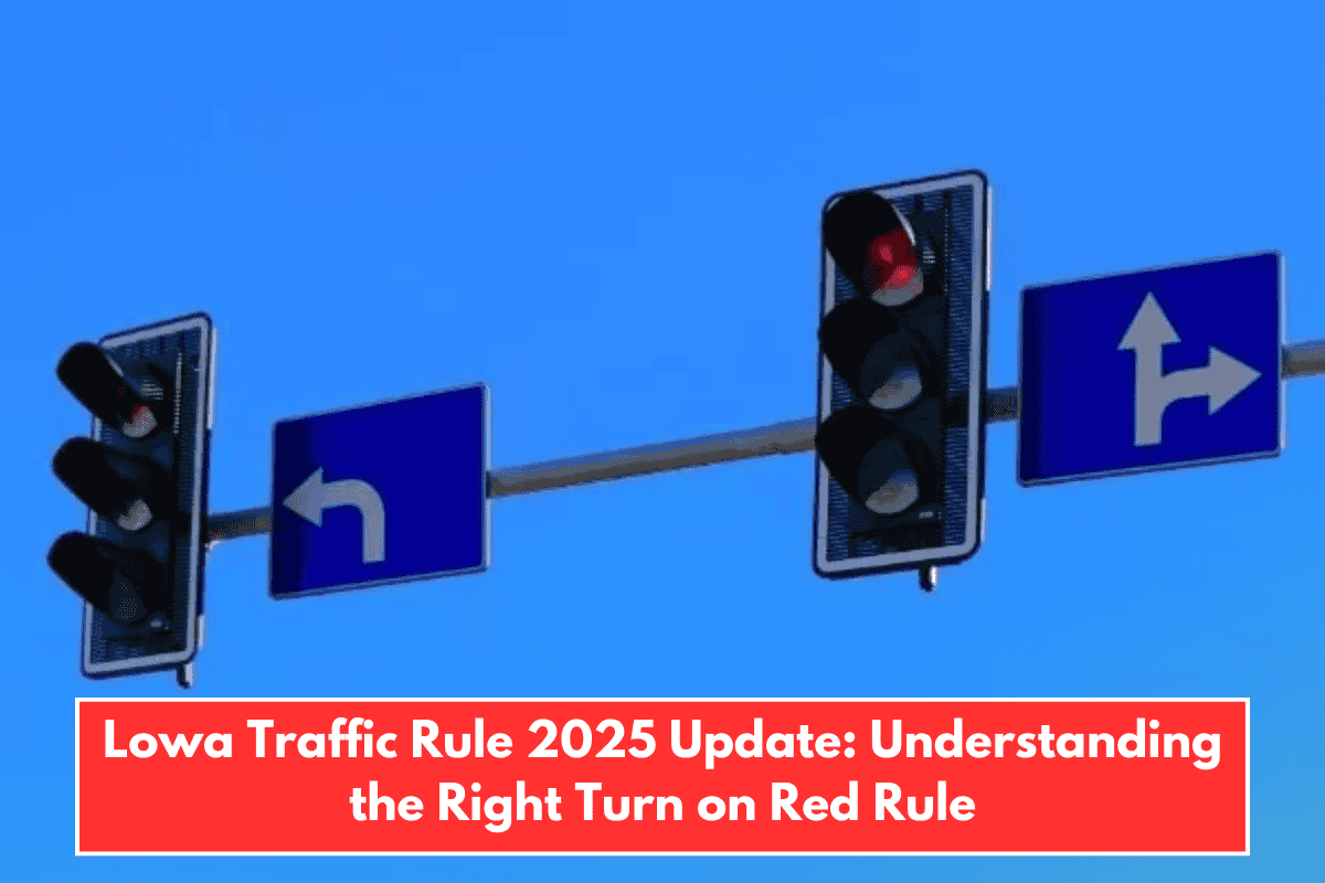Lowa Traffic Rule 2025 Update: Understanding the Right Turn on Red Rule