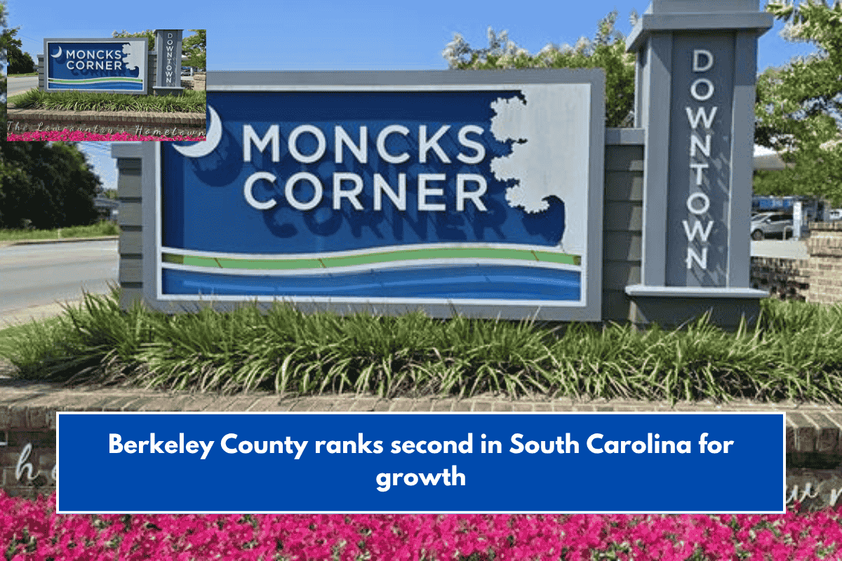 Berkeley County ranks second in South Carolina for growth