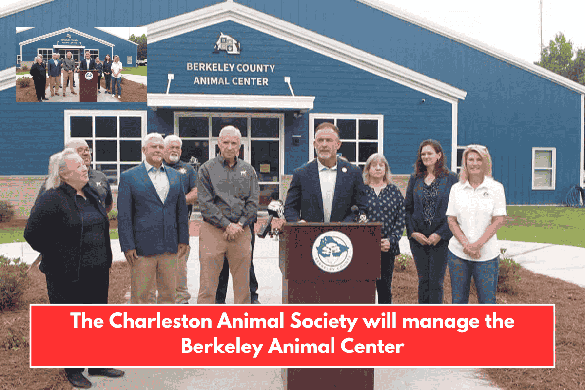 The Charleston Animal Society will manage the Berkeley Animal Center