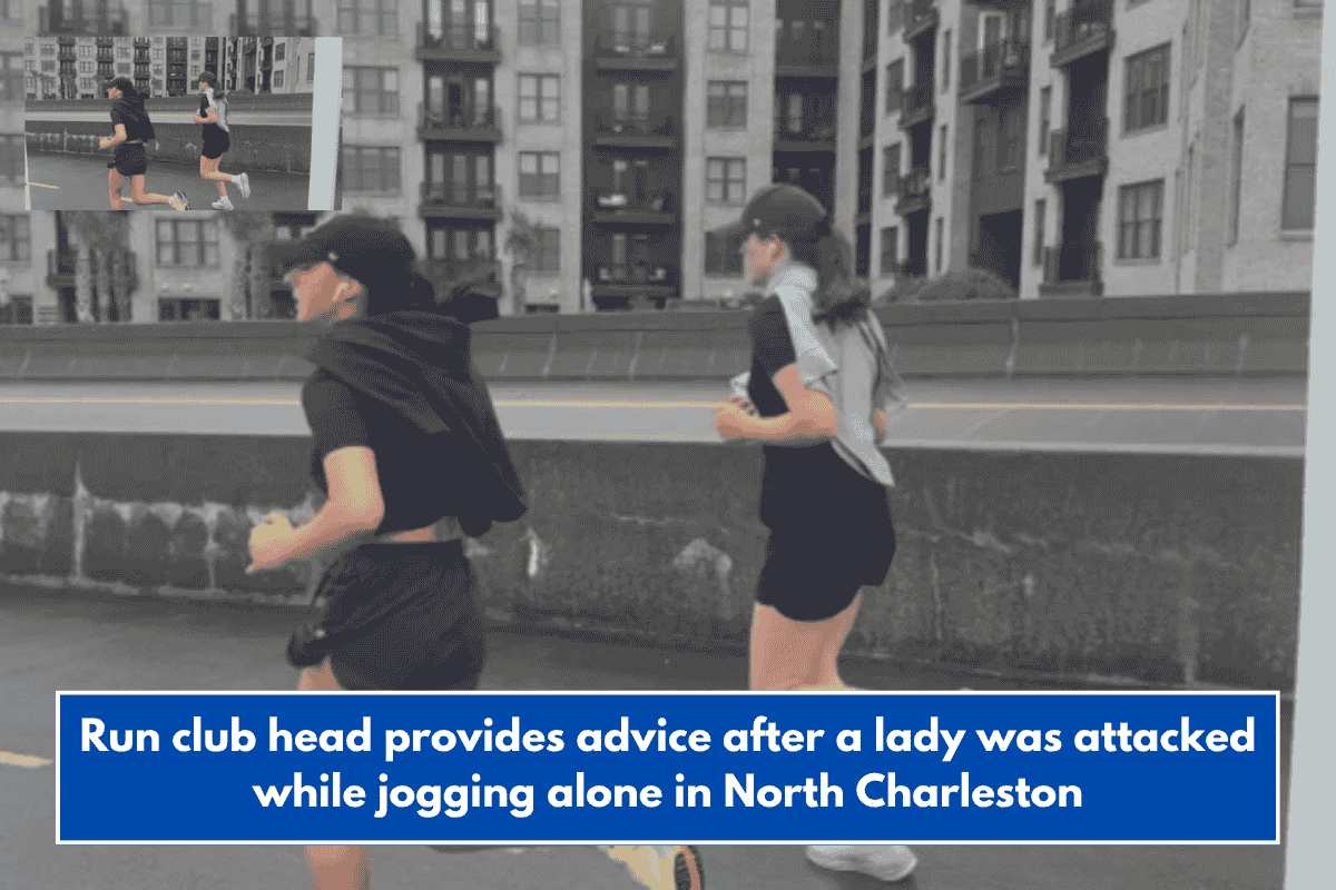 Run club head provides advice after a lady was attacked while jogging alone in North Charleston