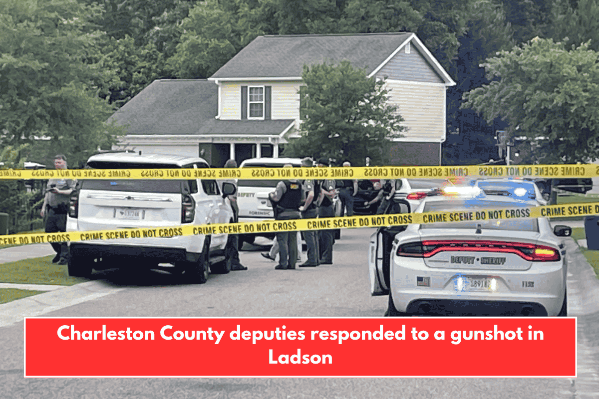 Charleston County deputies responded to a gunshot in Ladson
