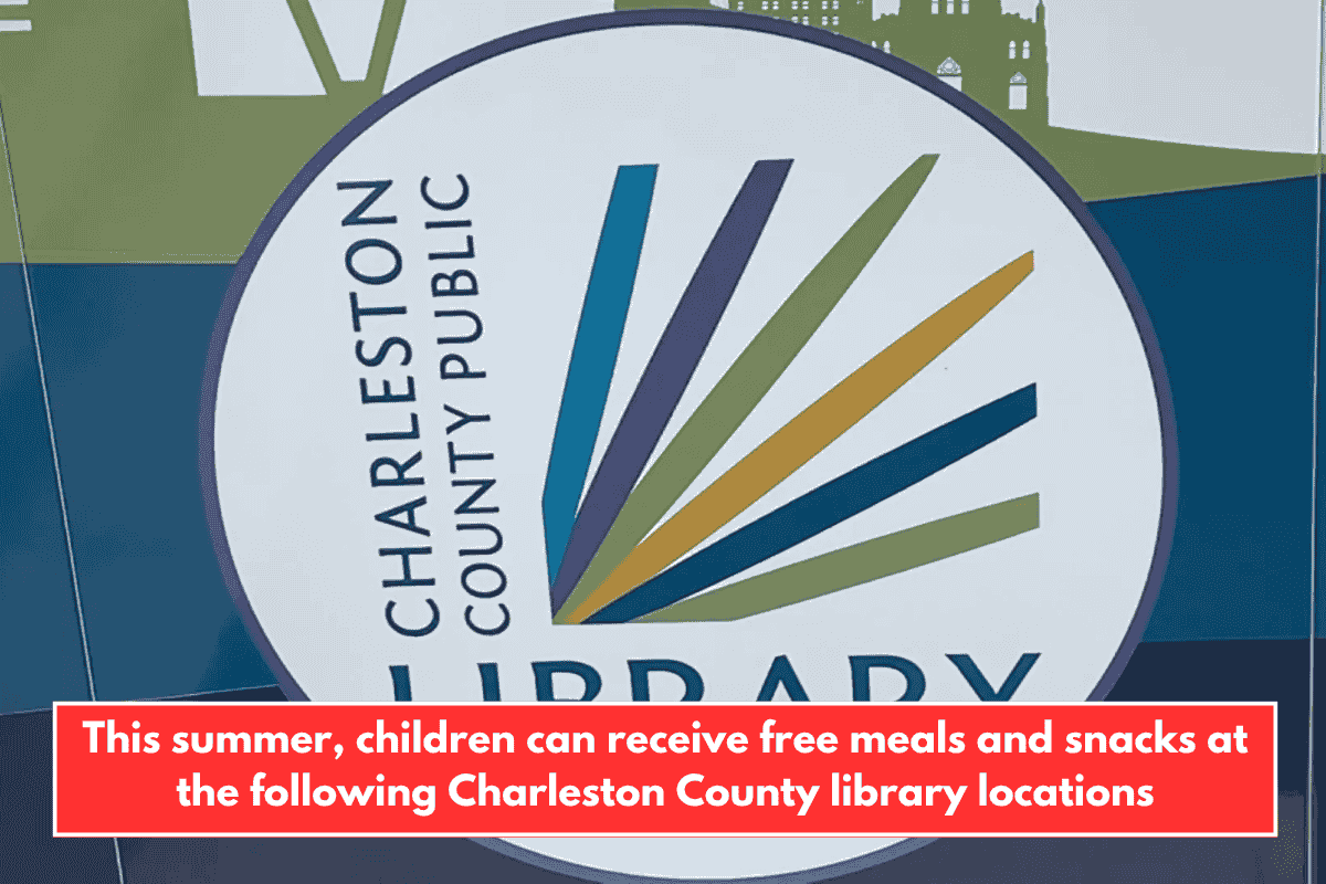 This summer, children can receive free meals and snacks at the following Charleston County library locations