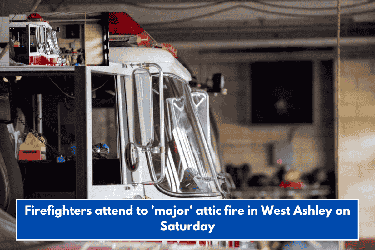 Firefighters attend to 'major' attic fire in West Ashley on Saturday