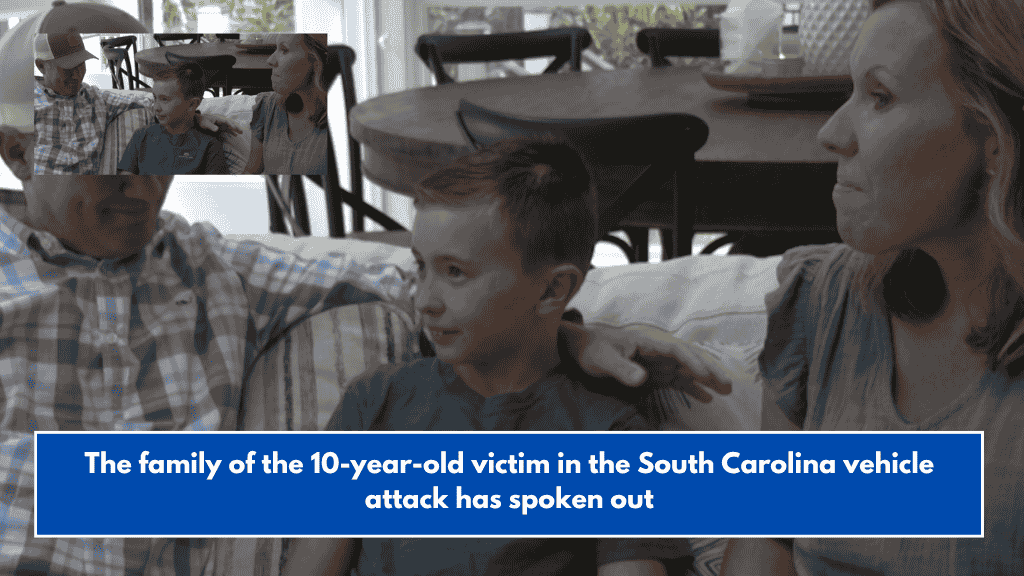 The family of the 10-year-old victim in the South Carolina vehicle attack has spoken out