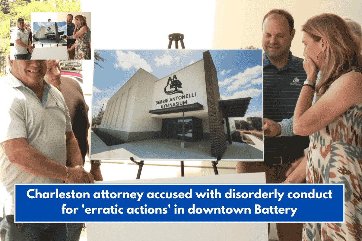 Charleston attorney accused with disorderly conduct for 'erratic actions' in downtown Battery