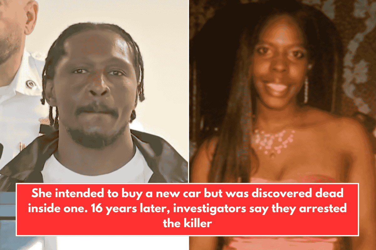 She intended to buy a new car but was discovered dead inside one. 16 years later, investigators say they arrested the killer