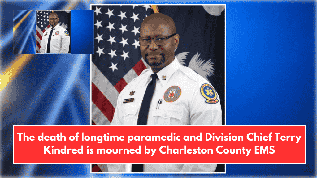 The death of longtime paramedic and Division Chief Terry Kindred is mourned by Charleston County EMS