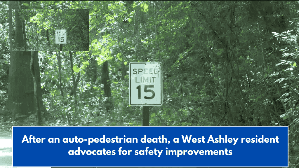 After an auto-pedestrian death, a West Ashley resident advocates for safety improvements