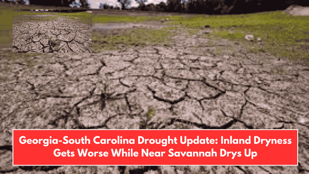 Georgia-South Carolina Drought Update: Inland Dryness Gets Worse While Near Savannah Drys Up
