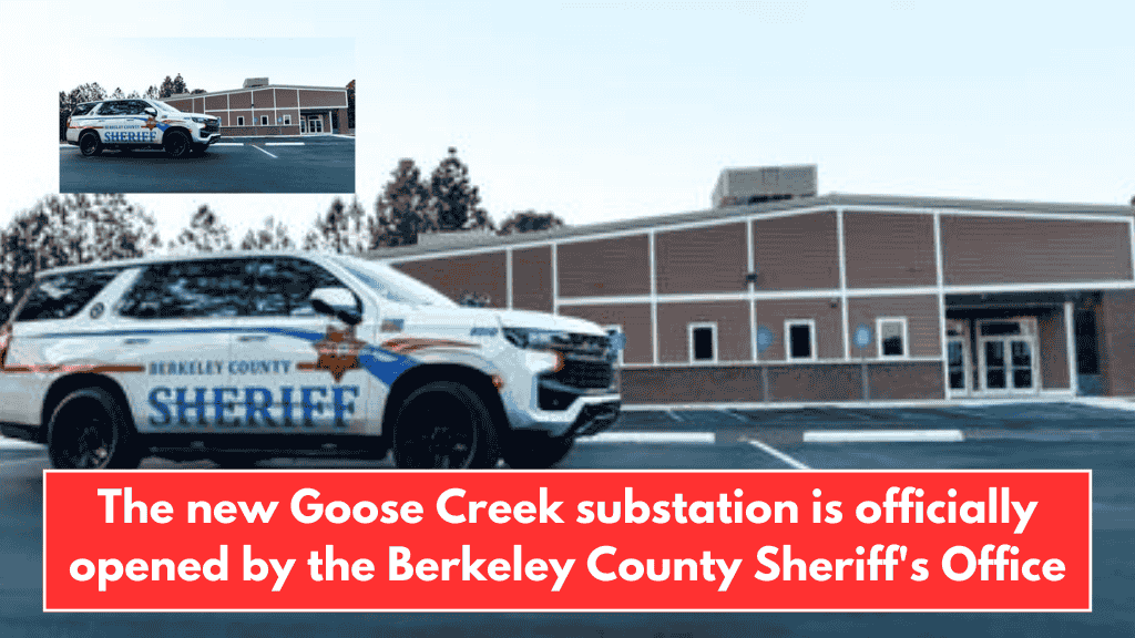 The new Goose Creek substation is officially opened by the Berkeley County Sheriff's Office