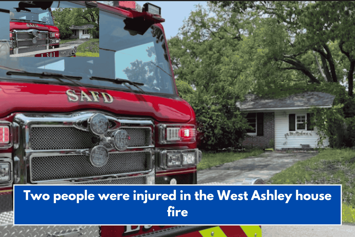 Two people were injured in the West Ashley house fire