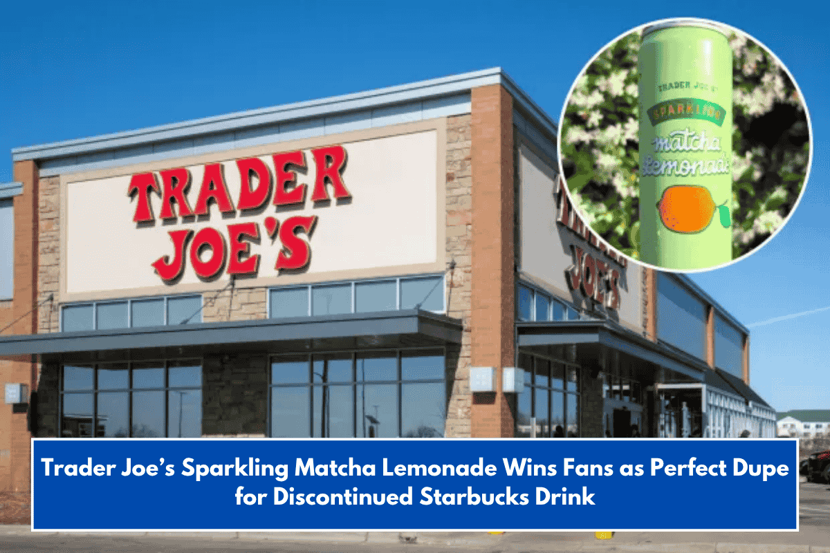 Trader Joe’s Sparkling Matcha Lemonade Wins Fans as Perfect Dupe for Discontinued Starbucks Drink
