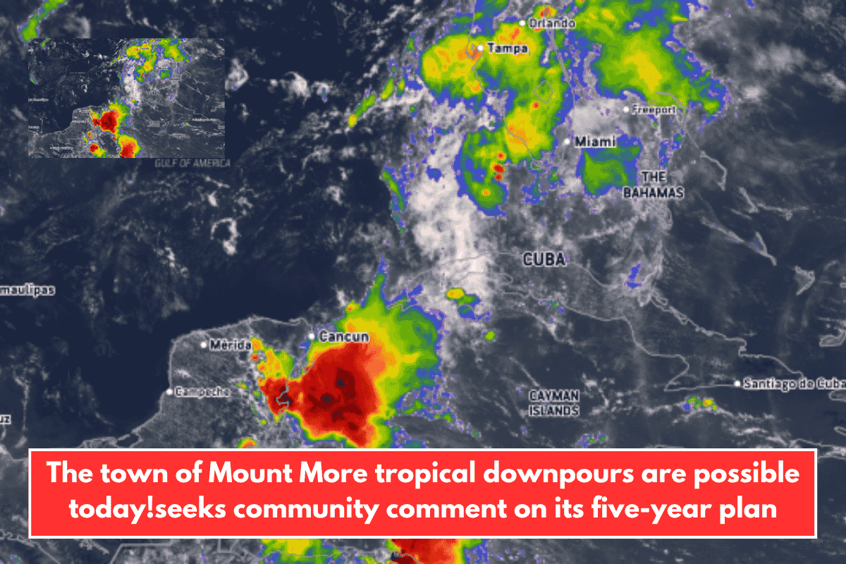 More tropical downpours are possible today!