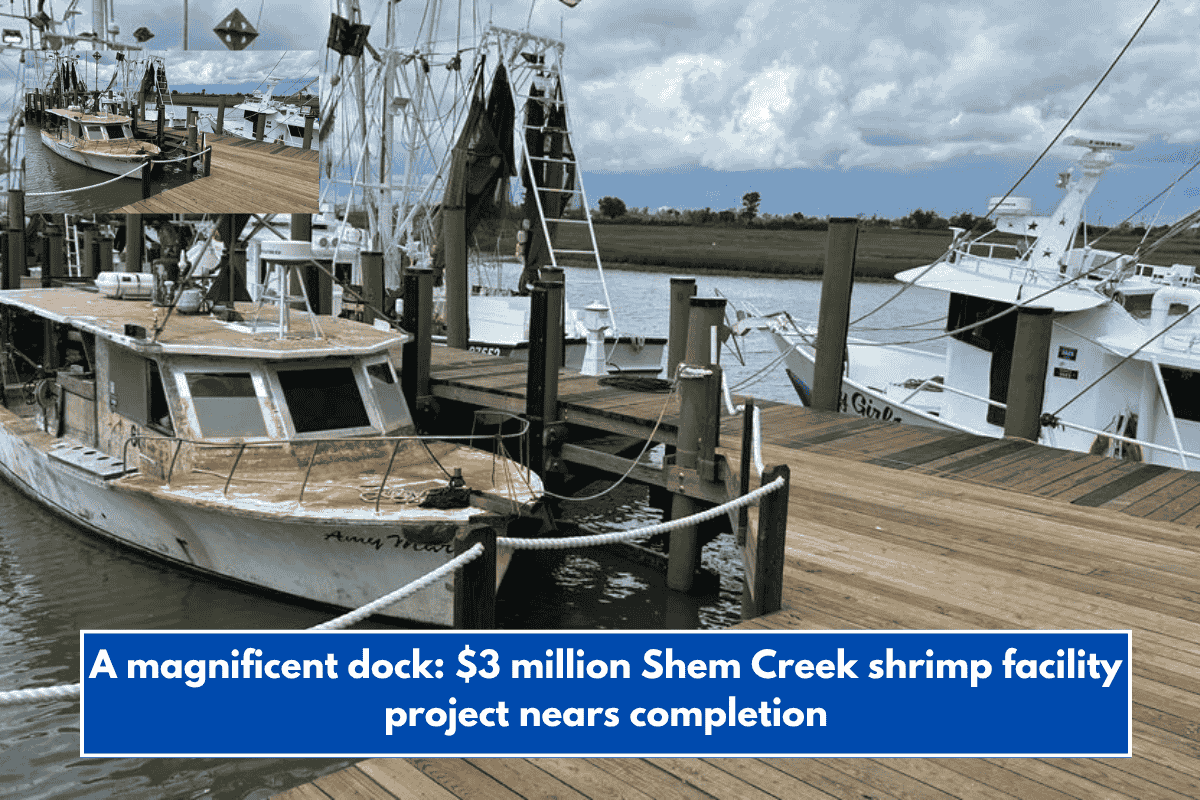 A magnificent dock: $3 million Shem Creek shrimp facility project nears completion