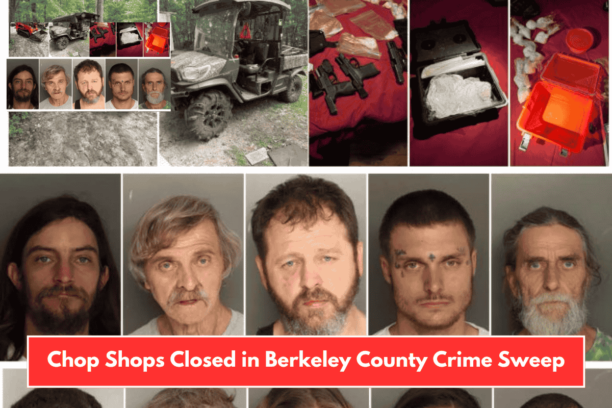 Chop Shops Closed in Berkeley County Crime Sweep
