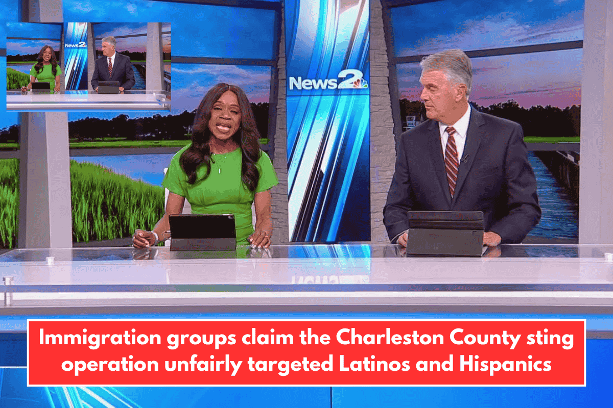 Immigration groups claim the Charleston County sting operation unfairly targeted Latinos and Hispanics