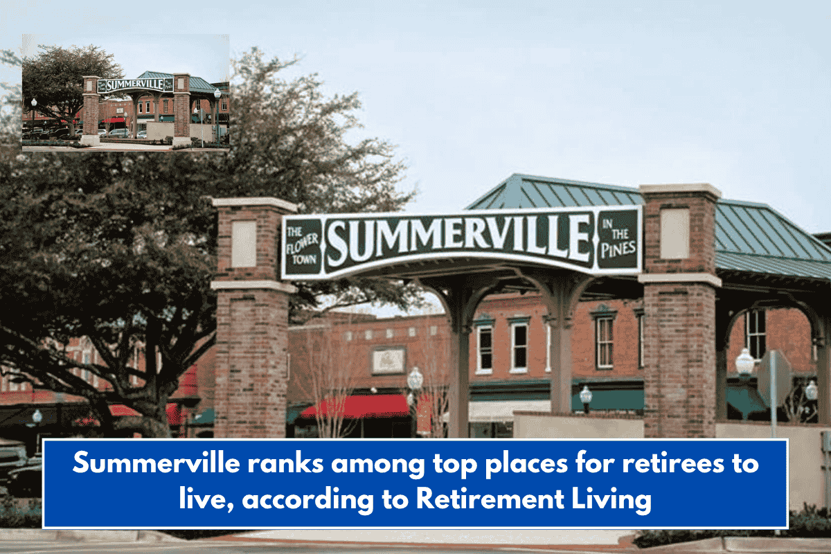 Summerville ranks among top places for retirees to live, according to Retirement Living