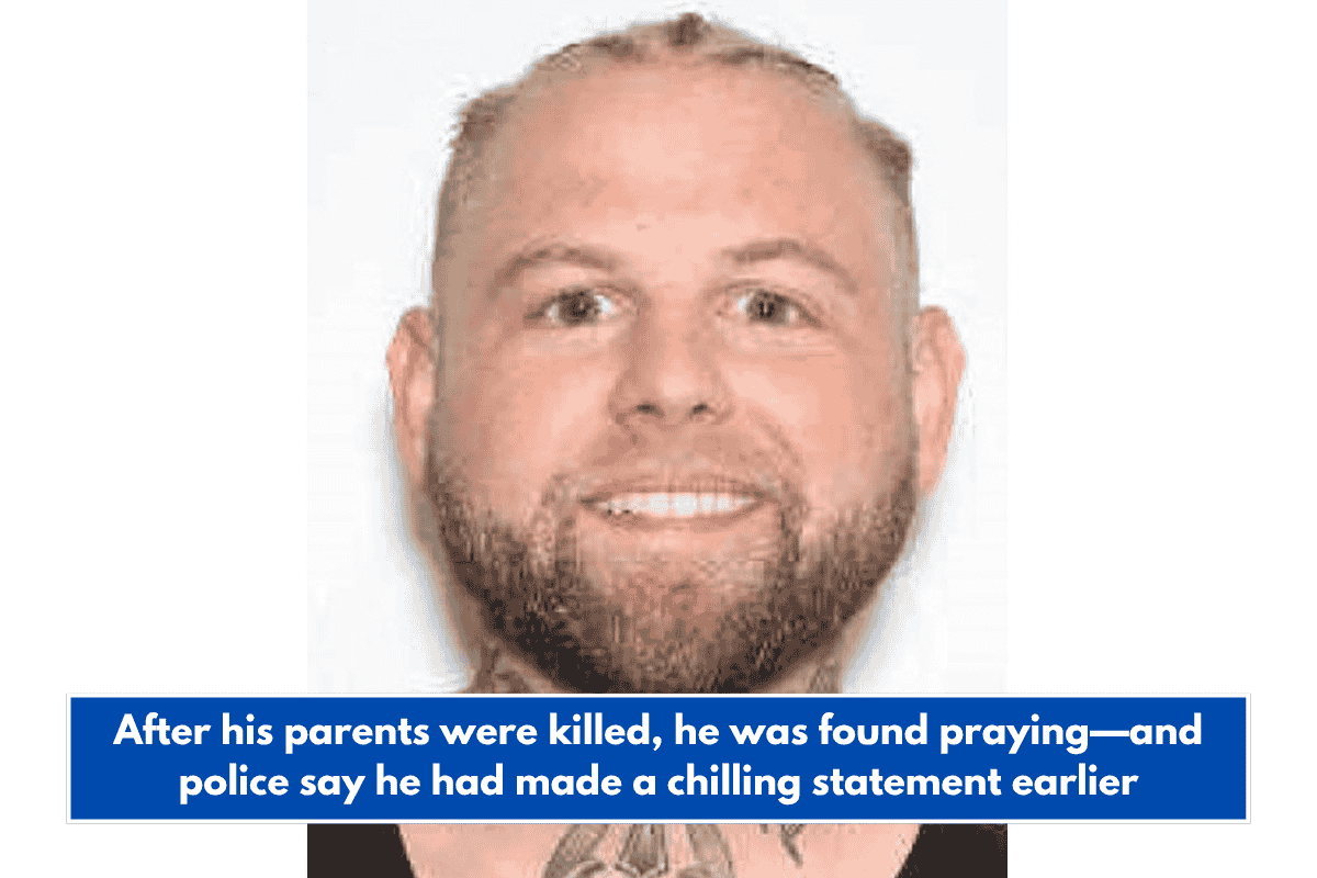 After his parents were killed, he was found praying—and police say he had made a chilling statement earlier