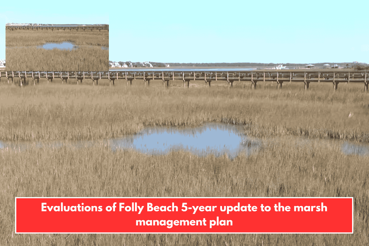 Evaluations of Folly Beach 5-year update to the marsh management plan
