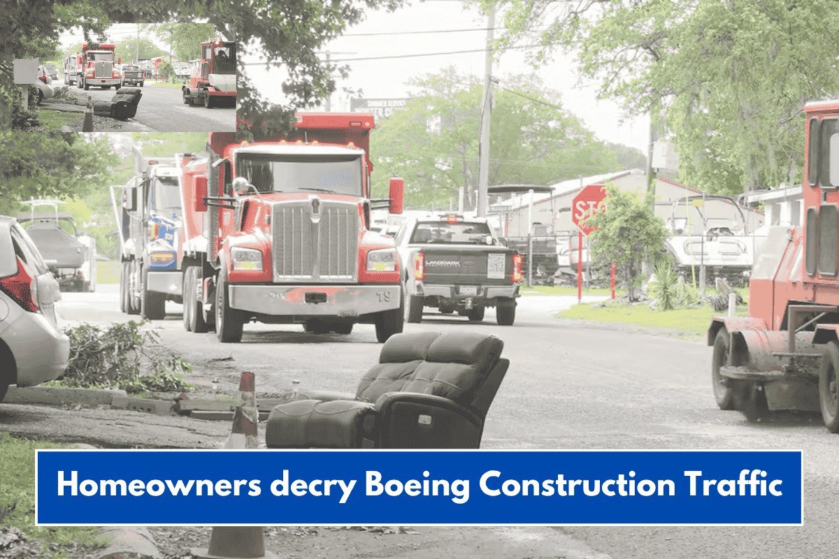 Homeowners decry Boeing Construction Traffic