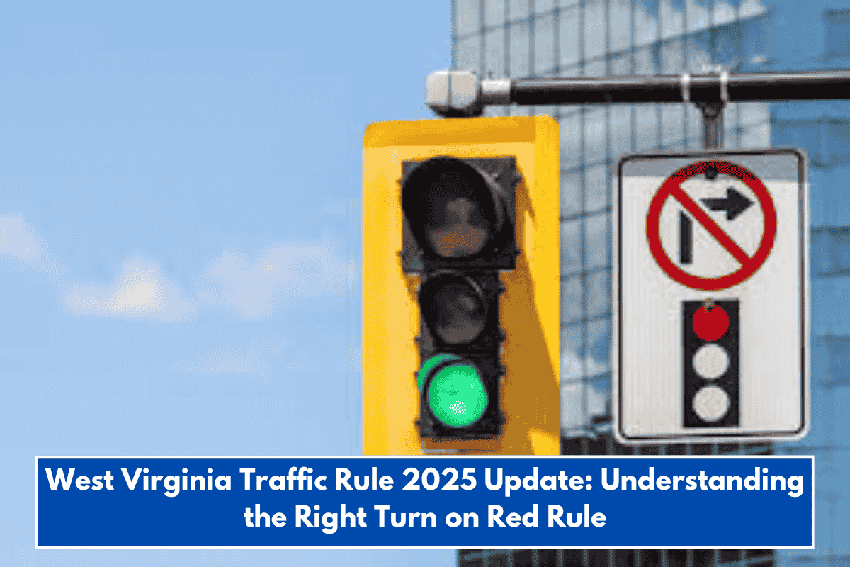 West Virginia Traffic Rule 2025 Update: Understanding the Right Turn on Red Rule