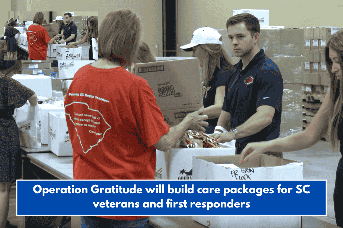 Operation Gratitude will build care packages for SC veterans and first responders