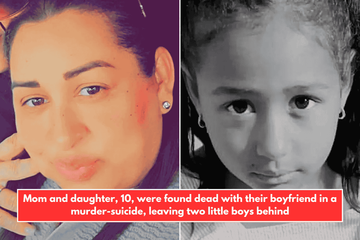 Mom and daughter, 10, were found dead with their boyfriend in a murder-suicide, leaving two little boys behind