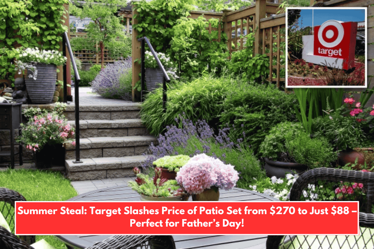 Summer Steal: Target Slashes Price of Patio Set from $270 to Just $88 – Perfect for Father’s Day!