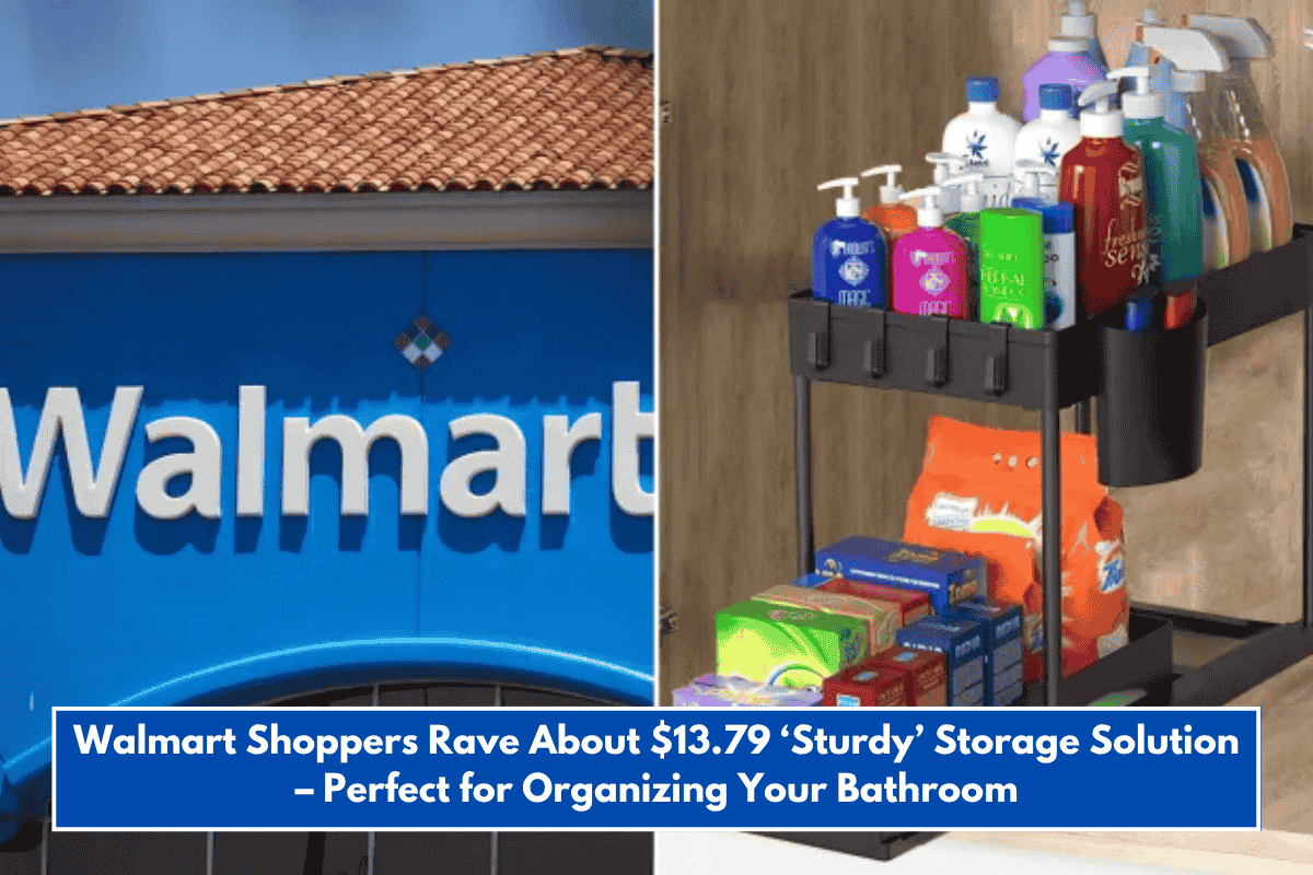Walmart Shoppers Rave About $13.79 ‘Sturdy’ Storage Solution – Perfect for Organizing Your Bathroom