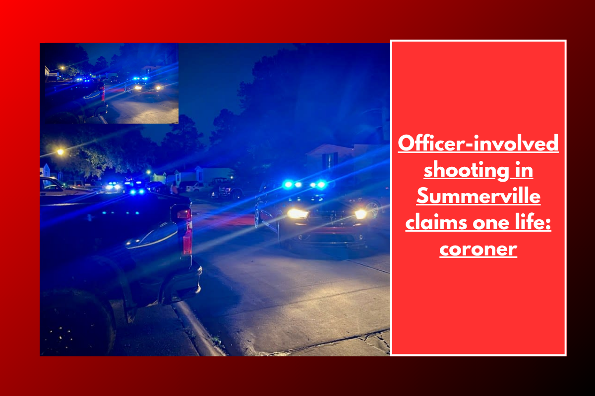 Officer-involved shooting in Summerville claims one life: coroner