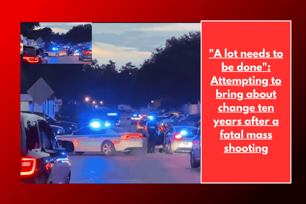 "A lot needs to be done": Attempting to bring about change ten years after a fatal mass shooting