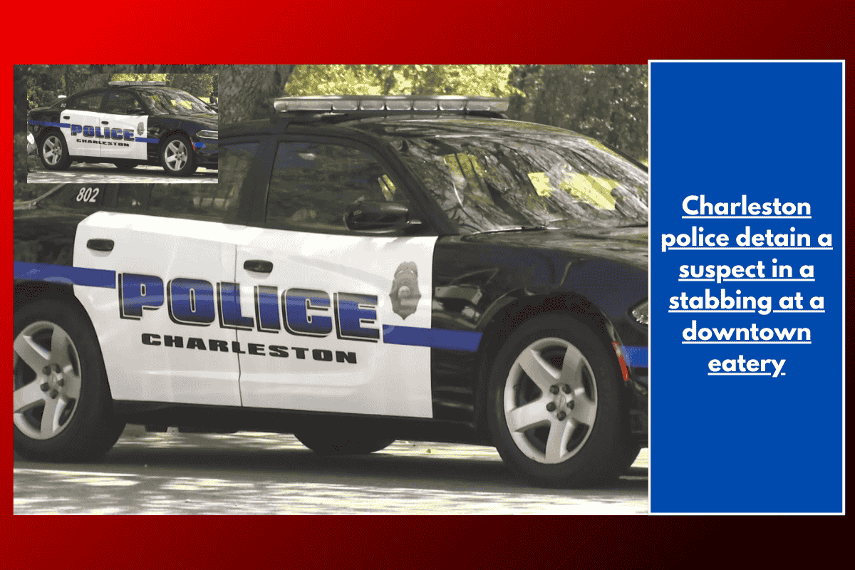 Charleston police detain a suspect in a stabbing at a downtown eatery