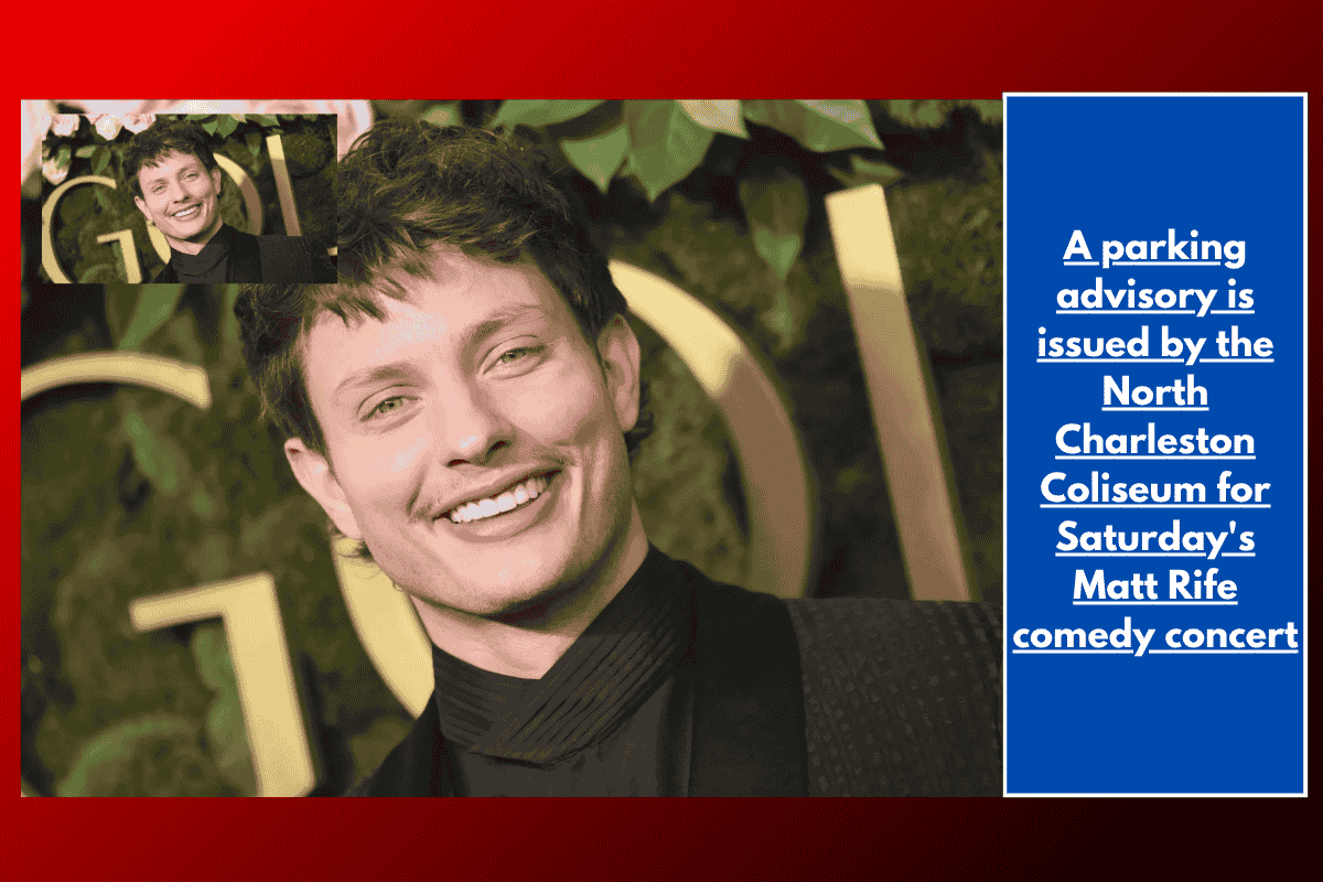A parking advisory is issued by the North Charleston Coliseum for Saturday's Matt Rife comedy concert